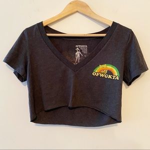 ✨SALE✨ Odd Future Grey Cropped Graphic Tee